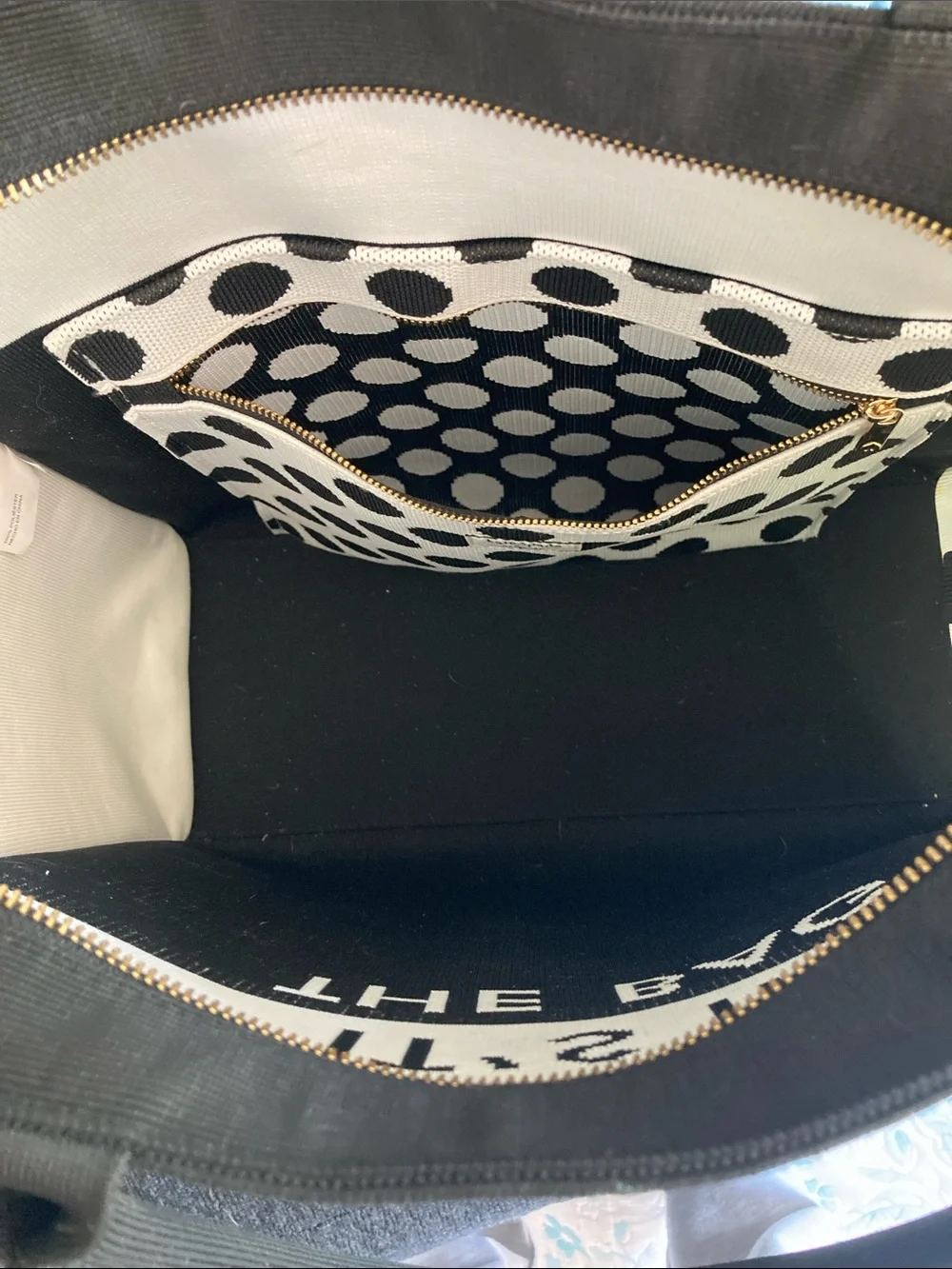 kate spade Black and White 'It's In The Bag' Tote